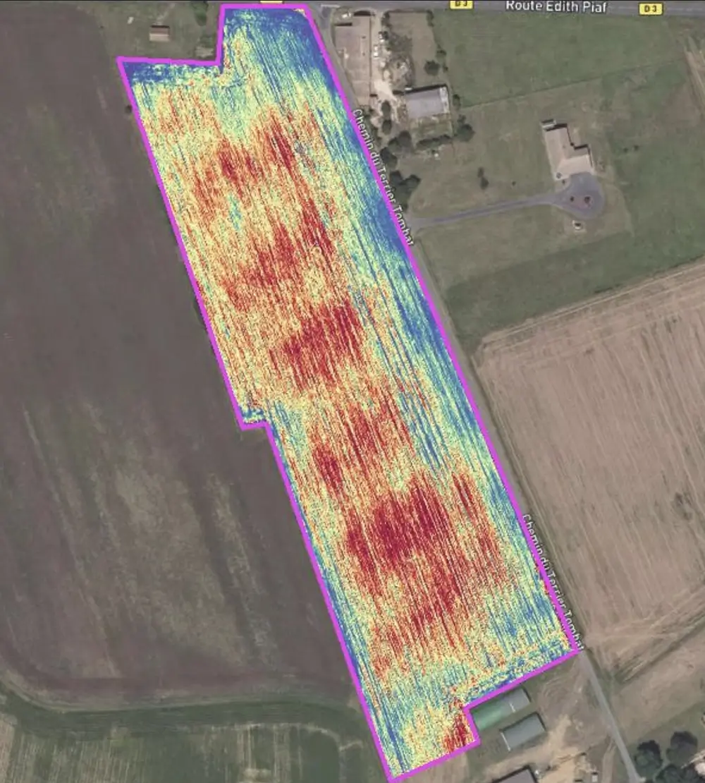 Relevé multispectral